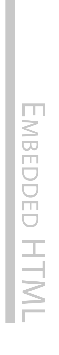 Embedded HTML
